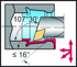 Immagine di Barra di alesatura – Fissaggio a vite SDQCL-ISO-INNEN-RUND