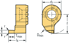 Picture of Exchangeable head – Axial grooving – Contra WE-AC-R