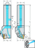 Picture of Utensile con codolo – Fissaggio a staffa DSBN...-P • Walter Turn • metrico • Codolo quadro • κ=75°