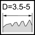 Picture of Maschio a macchina in HSS-E • Paradur N • ≤3xD • M/6H • DIN 371 • Scanalatura sinistra 15° • Indicato per fori passanti