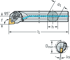 Immagine di Boring bar – Rigid clamping A...-DCLN