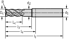 Immagine di Frese per spallamenti e scanalature in metallo duro integrale MC326-A-L-R-C