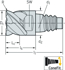 Picture of Frese per spallamenti e scanalature in metallo duro integrale H4E38217 • Reconditioning • metrico • Angolo d'elica° • Ampia lunghezza d’impiego • Keyslot milling and helical mi