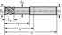 Immagine di Frese per spallamenti e scanalature in metallo duro integrale MC326 • Supreme • Codolo DIN 6535 HA • metrico • Angolo d'elica 50° • Ampia lunghezza d’impiego • Tipo N 50 • Keyslot milling and helical