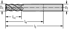Immagine di Frese per spallamenti e scanalature in metallo duro integrale MC326-A-L