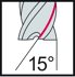 Picture of Solid carbide shoulder/slot mills MA290 • Advance • inch • flute helix angle° • center cutting capability