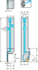 Picture of Utensile con codolo – Esecuzione di gole radiali G2012...-P • Fissaggio automatico • Lubrificazione di precisione • metrico • Codolo quadro