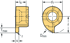 Picture of Exchangeable head – Grooving and copy turning WE-GR-R