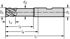 Picture of Solid carbide shoulder/slot mills MC326 • Supreme • DIN 6535 HB shank • inch • flute helix angle 50° • Long reach • Type N 50 • center cutting capability