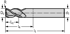 Immagine di Frese per spallamenti e scanalature in metallo duro integrale MA267.A-3-R