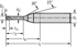 Immagine di Fresa per spallamenti e scanalature in metallo duro integrale MC281 • Advance • Codolo DIN 6535 HA • metrico • Angolo d'elica 30° • Ampia lunghezza d’impiego • Keyslot milling and helical mi