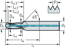 Picture of Solid carbide drill thread milling cutters • TMD • M • NHC • ≤2xD • DIN 6535 HA shank • coolant exit style code: axial inclined exit