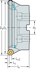 Immagine di Frese ottagonali a spianare M5004 • Foro cil. trascin. trasv. DIN 138 • κ=43° • metrico