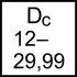 Immagine di Punta con inserti intercambiabili D4240-02 • Codolo cilindrico con piano • metrico • 2,5xD • Angolo di punta 140° • Angolo incluso del gradino 45° • Z=2