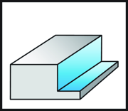 Bild von VHM-Eckfräser MD128-A-L-R-J