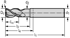 Picture of Solid carbide shoulder/slot mills MA267 • Advance • inch • flute helix angle° • center cutting capability