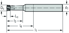 Picture of Solid carbide orbital thread mills TC630 • Supreme • M60 • WB10TJ • ≤2xD • DIN 6535 HA shank