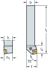 Picture of Shank tool – Lever clamping PCKN • Walter Turn • metric • Square shank