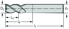 Immagine di Solid carbide shoulder/slot milling cutters MA230.A-3