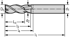 Bild von VHM-Eck-/Nutfräser MD340-A-3-P-C