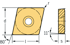 Picture of Turning Insert – Positive rhombic 80° CPGT050202-PF5 WAK10