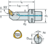 Picture of Boring bar – Lever clamping PDUNL-CAPTO-INNEN