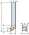 Picture of Shank tool – Screw clamping SDJCL-ISO-AUSSEN