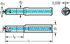 Immagine di Boring bar for exchangeable head – Axial grooving W3271.E0625R-42-WE09