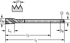 Picture of HSS-E machine taps • Paradur Xpert M • C = 2-3xTP (semi-bottom chamfer) • ≤2,5xD • M/6HX • ~DIN 376 XL • right hand flute 40° • Suitable for blind hole