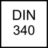 Picture of Punta elicoidale in HSS-E, lunga A1547 • Alpha XE • DIN 340 • 12xD • Codolo cilindrico • Angolo di punta 130°
