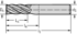 Immagine di Frese per spallamenti e scanalature in metallo duro integrale MC232-A-4-B