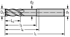 Immagine di Frese per spallamenti e scanalature in metallo duro integrale MC230-A-4-L-C
