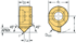 Picture of Exchangeable head – Turning and chamfering WE07-T10-045R02 WSM23X