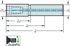 Picture of DIN 1835 A adaptor AK512 • metric • For ScrewFit front pieces • Steel shank with solid carbide core