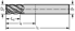 Immagine di Frese per spallamenti e scanalature in metallo duro integrale MA375.12.7A5A-WJ30