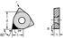 Immagine di CBN – Inserti trigoni positivi 80° WCMW-CBN FINEBORING
