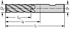 Immagine di Frese per spallamenti in metallo duro integrale MC233-W-L