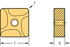 Immagine di Inserti quadri negativi SNEF120408R-B67 SNEF-B67 MIT ECKENRADIUS