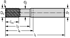 Picture of Solid carbide shoulder/slot mills MA230 • Advance • inch • flute helix angle° • center cutting capability